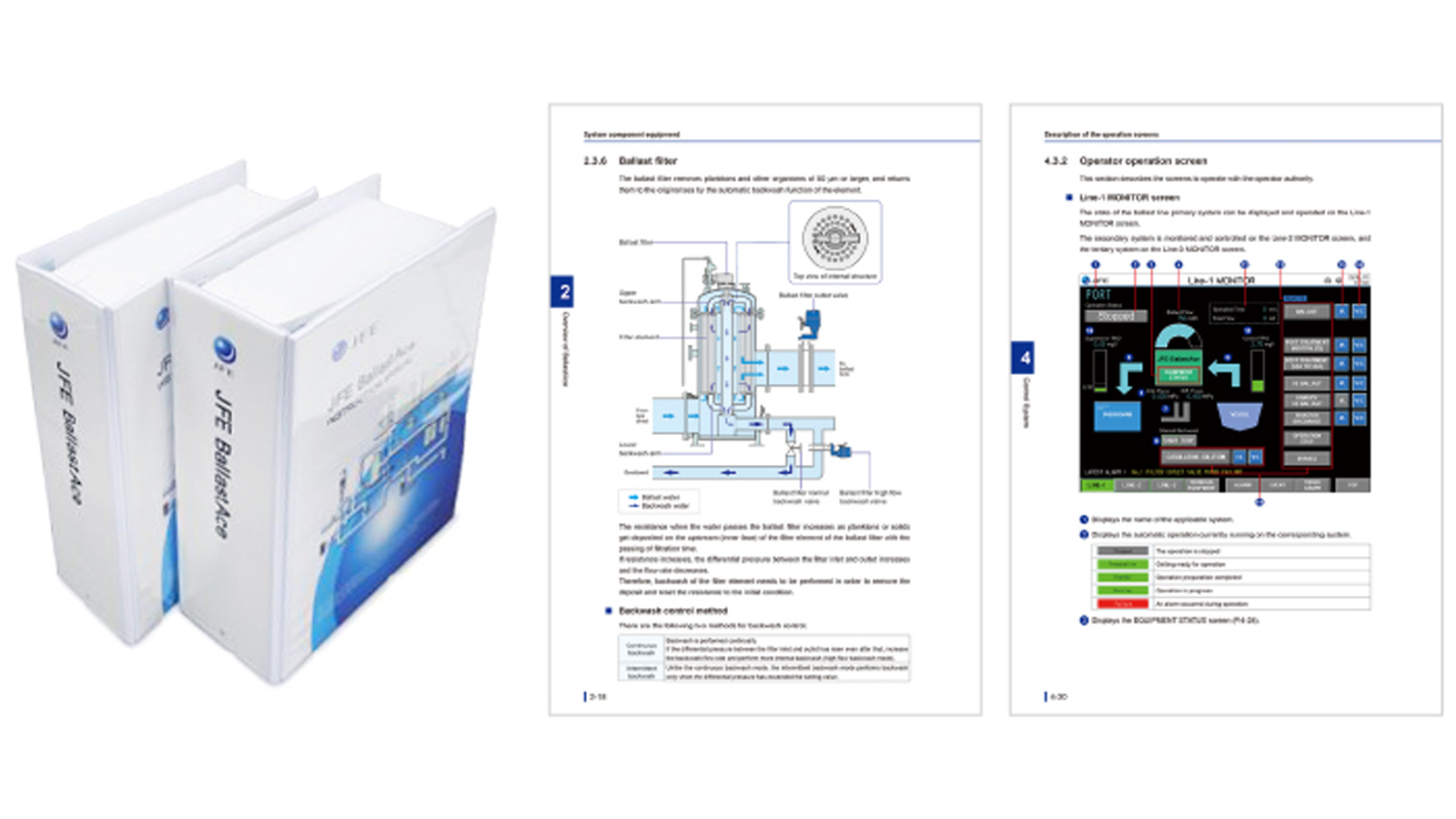 船舶用バラスト水管理システムのマニュアル制作