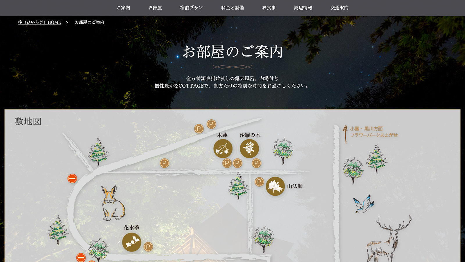 貸別荘ホームページ